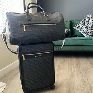 **SOLD**Michael Kors Travel  Carry on Luggage and Michael Kors travel bag (SET)